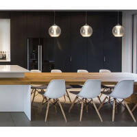 Näve LED Pendelleuchte anthrazit Vaso 4