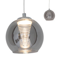 Näve LED Pendelleuchte anthrazit Vaso 7