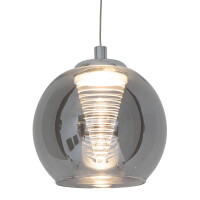 Näve LED Pendelleuchte anthrazit Vaso 8