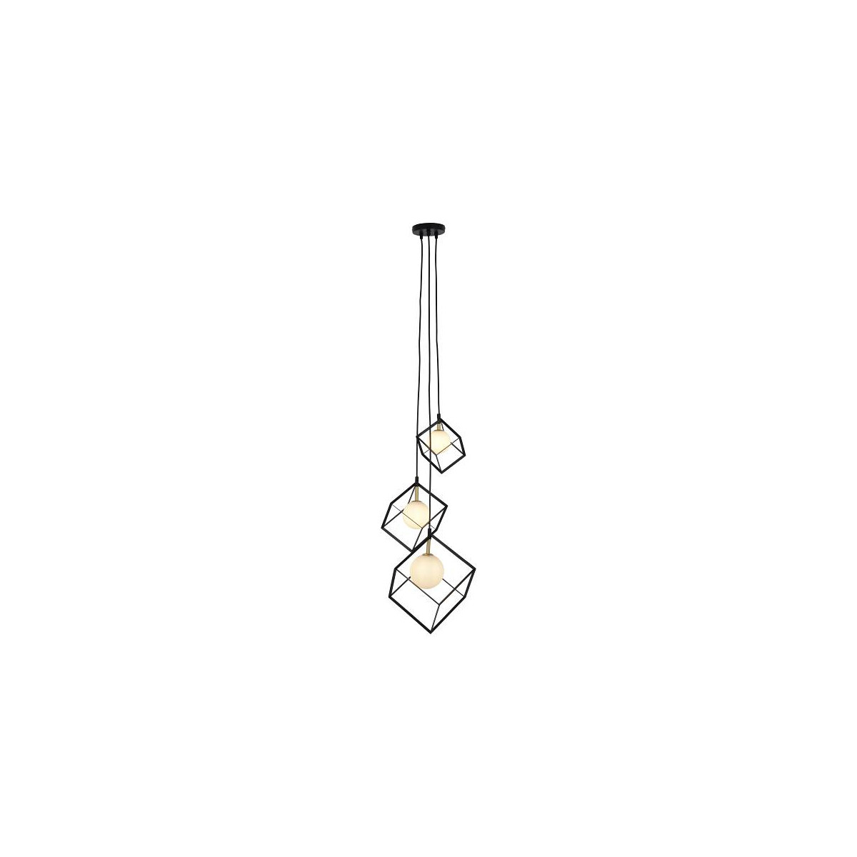 Näve Pendelleuchte Cadre 3flg. h: 147cm