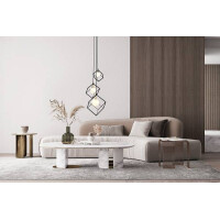 Näve Pendelleuchte Cadre 3flg. h: 147cm 2