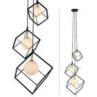 Näve Pendelleuchte Cadre 3flg. h: 147cm 5