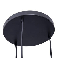 Näve 3er Pendelleuchte schwarz/golden Casco 8