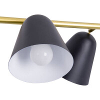 Näve 4er-Pendelleuchte Triton l: 61cm schwarz 6