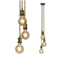 Näve 3er-Metallbaldachin mit Hanfseil ONTARIO 5