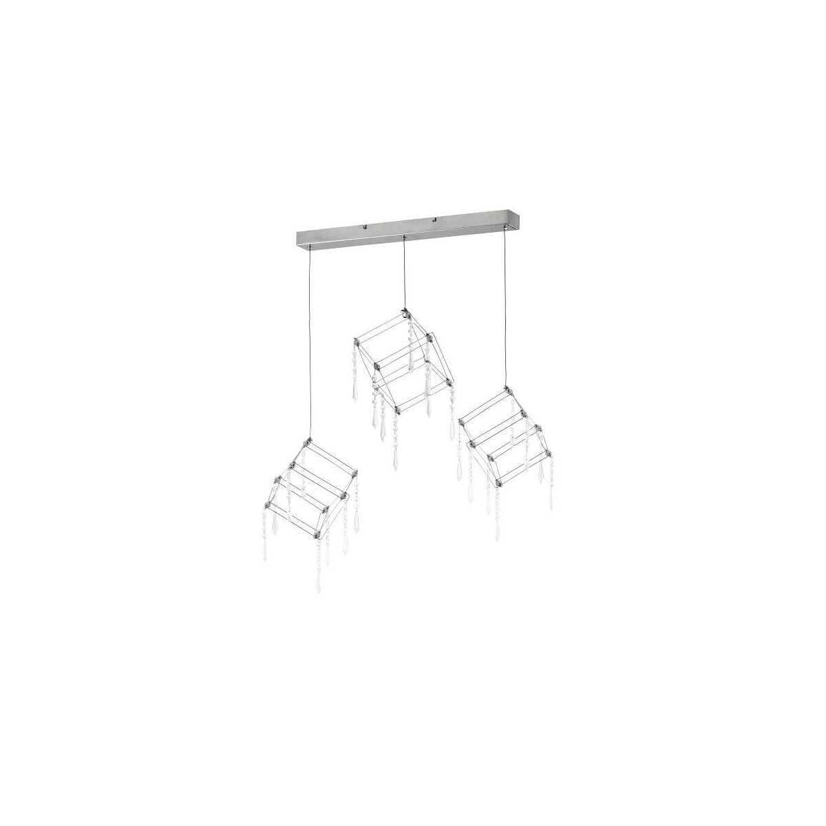 Näve LED Pendelleuchte Araneus chrom