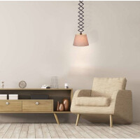 Näve Scheren-Pendelleuchte Adrienne max. h: 125cm natur