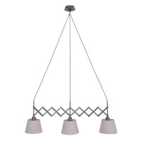 Näve Scherenpendelleuchte Adrienne max. b: 52-100cm nat