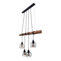 Näve 4er Pendelleuchte WOODLAND 6