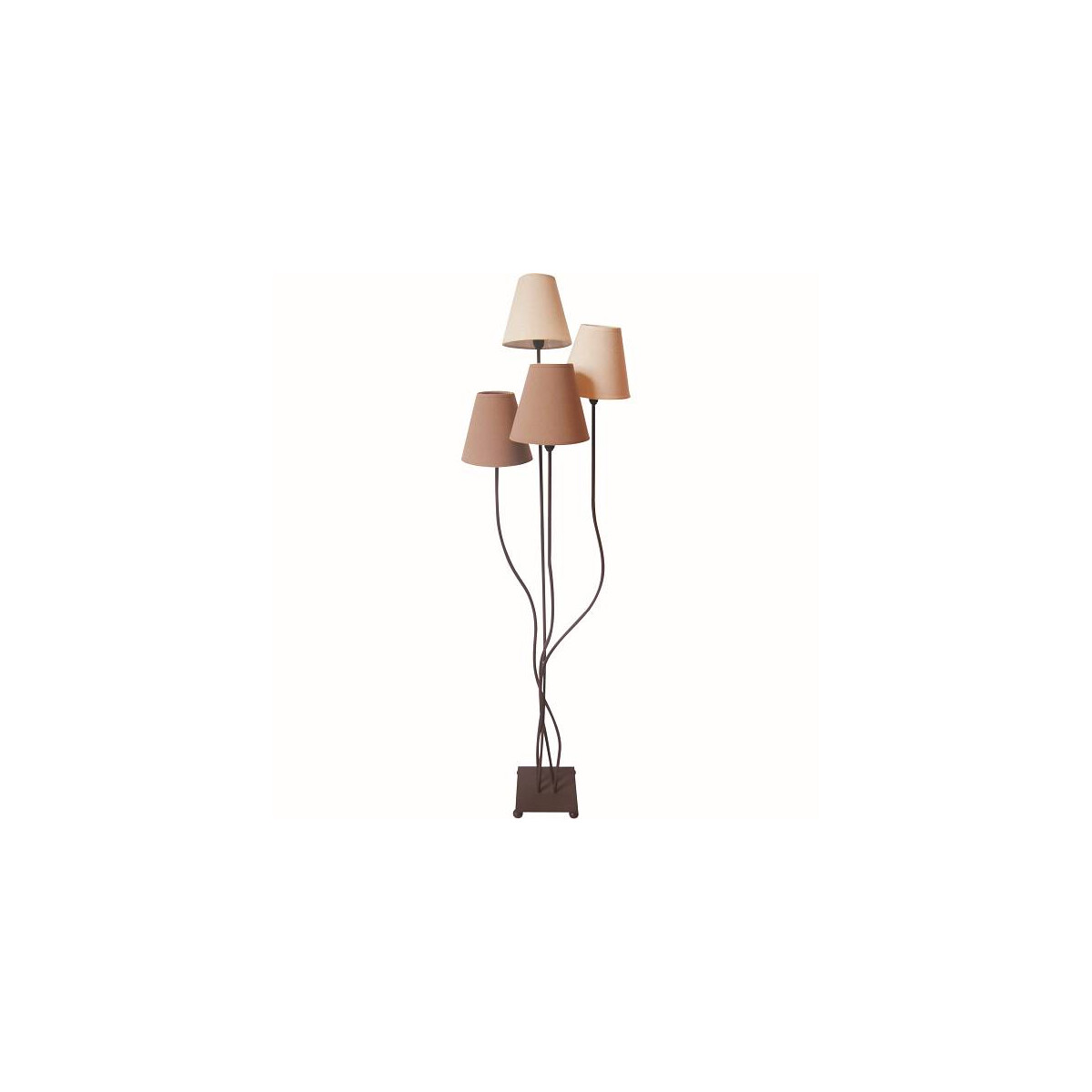 Näve Stehleuchte 4 Flg. BOHO braun