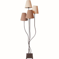 Näve Stehleuchte 4 Flg. BOHO braun gallery