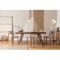Näve Stehleuchte 4 Flg. BOHO braun 3