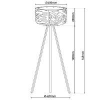 Näve Stehleuchte mit Bambus H: 148 cm FINJA 8