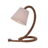 Näve Tischleuchte mit Textilschirm Rope 5
