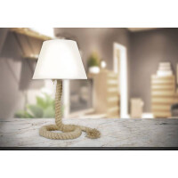 Näve Tischleuchte mit Textilschirm ROPE 3147223 3