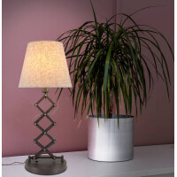 Näve Scherentischleuchte Adrienne h: 71cm natur 3