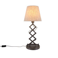 Näve Scherentischleuchte Adrienne h: 71cm natur 4