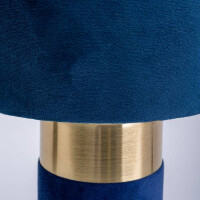 Näve Tischleuchte BORDO H: 32 cm / blau / gold 8