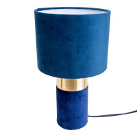 Näve Tischleuchte BORDO H: 32 cm / blau / gold 5