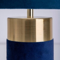 Näve Tischleuchte BORDO H: 32 cm / blau / gold 7
