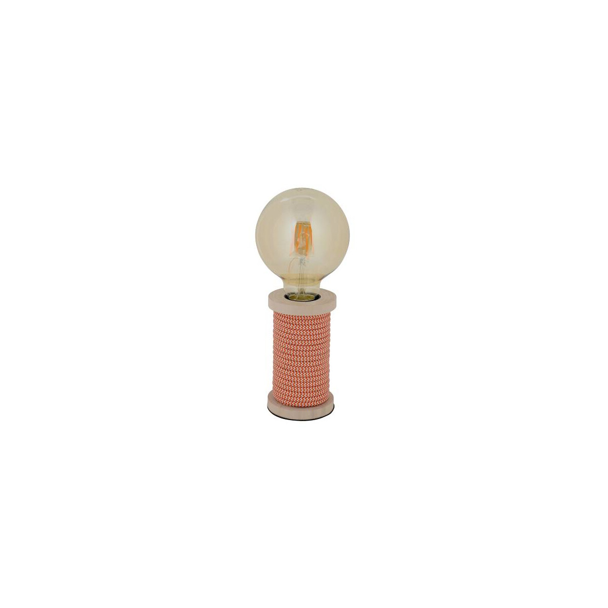 Näve Tischleuchte Max orange/weiß h: 12cm
