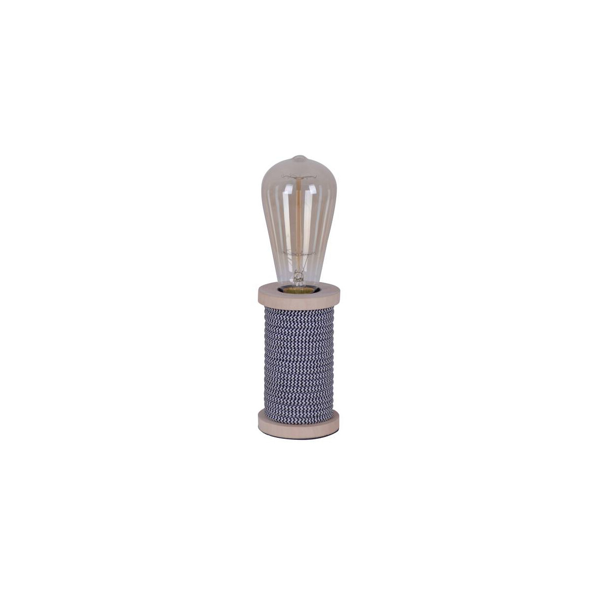 Näve Tischleuchte Max schwarz/weiß h: 12cm