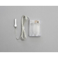 Baby-Stern 18 Zacker weiss 8 cm Batt. innen 3