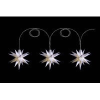 Baby-Sternenkette 18 Zacker weiss 8 cm 3 Sterne Batt. innen