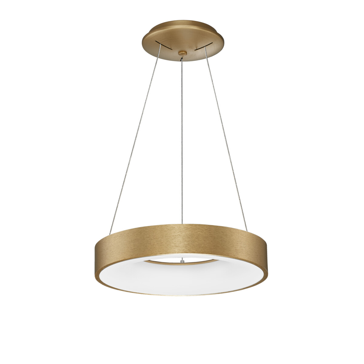 Nova Luce 9453432 Rando Thin LED Pendelleuchte Gold gebürstet