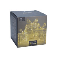 LED Geschenk mit 90 LED 21x20x21cm warmweiss 2