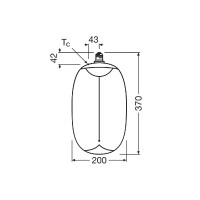 Osram 1906 LED E27  Big Elipse Oval dimmbar 3