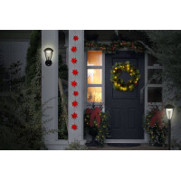 Näve 9er-Outdoor-LED-Weihnachtslichterkette 3D-Sterne /
