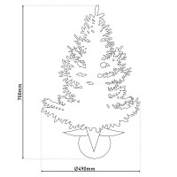 Näve LED-Weihnachtsbaum - h: 70cm 5