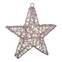 Näve 2er-Set LED-Weihnachtsdeko Metallstern D: 25 cm 6