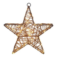 Näve 2er-Set LED-Weihnachtsdeko Metallstern D: 25 cm 7