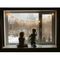 Näve 10er-LED-Lichterkette 3D-STERNE 3