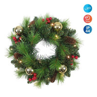 Näve LED-Weihnachtskranz NOEL gold gallery