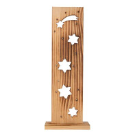 Näve LED-Holz-Dekoleuchte STERNE 2