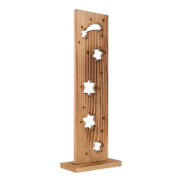 Näve LED-Holz-Dekoleuchte STERNE 6