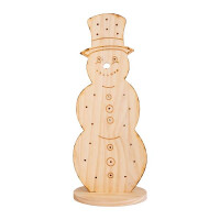 Näve LED-Holz-Dekoleuchte SNOWY klein 2