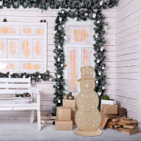 Näve LED-Holz-Dekoleuchte SNOWY klein 3