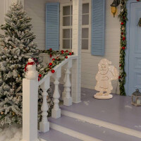 Näve LED-Holz-Dekoleuchte SANTA klein 4