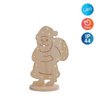 Näve LED-Holz-Dekoleuchte SANTA gro gallery