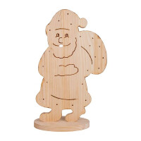 Näve LED-Holz-Dekoleuchte SANTA groß 2