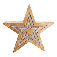 Näve LED-Weihnachtsdeko Stern H: 23 cm 2