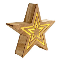 Näve LED-Weihnachtsdeko Stern H: 23 cm 6