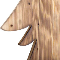 Näve LED-Holztannenbaum h: 90cm 6