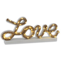 Näve LED-Deko-Tischleuchte Love h: 20cm 2