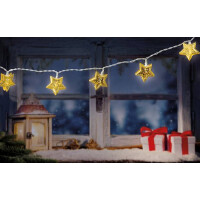 Näve Lichterkette mit Sternen 3