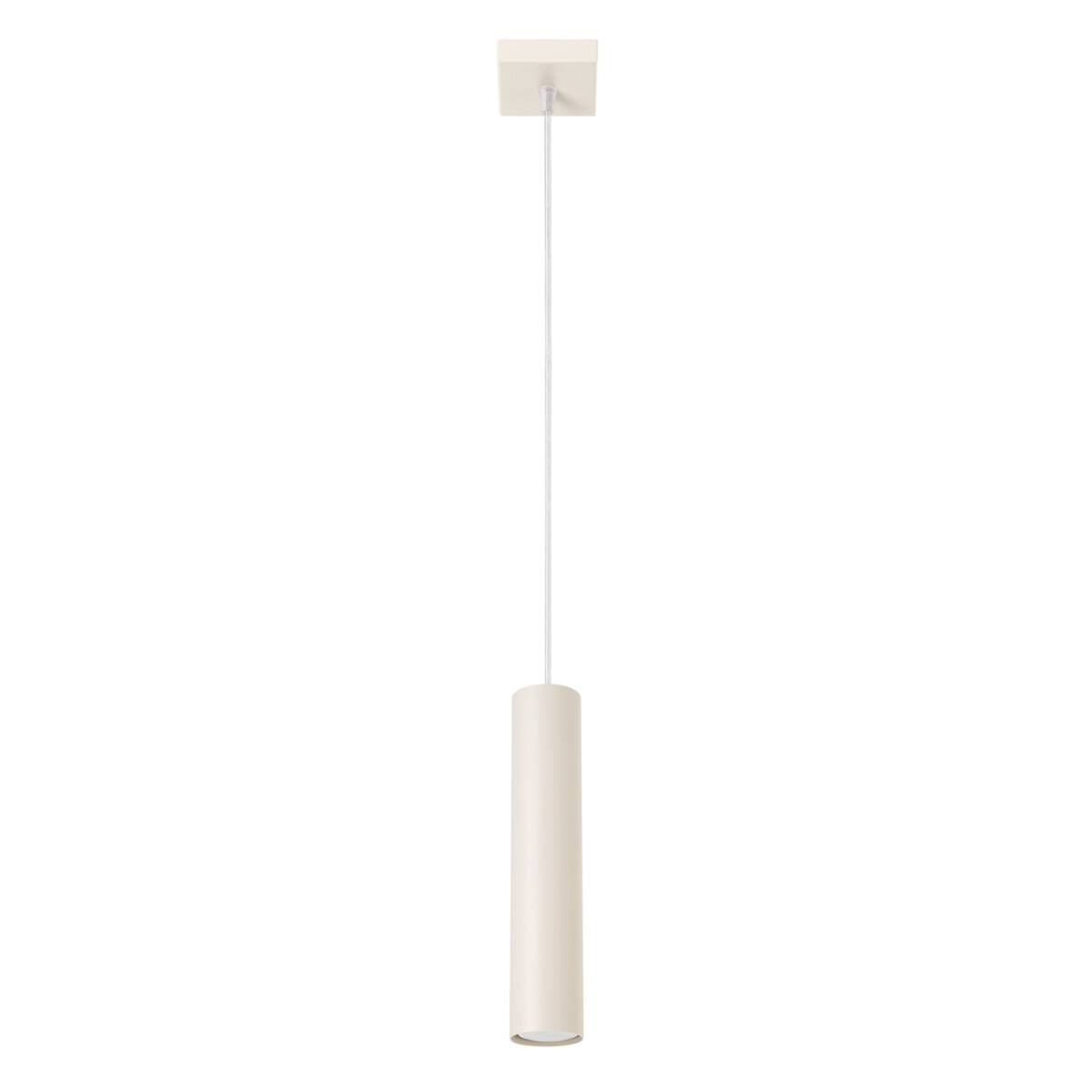 Pendelleuchte Lagos 1-flammig beige Ø6cm GU10